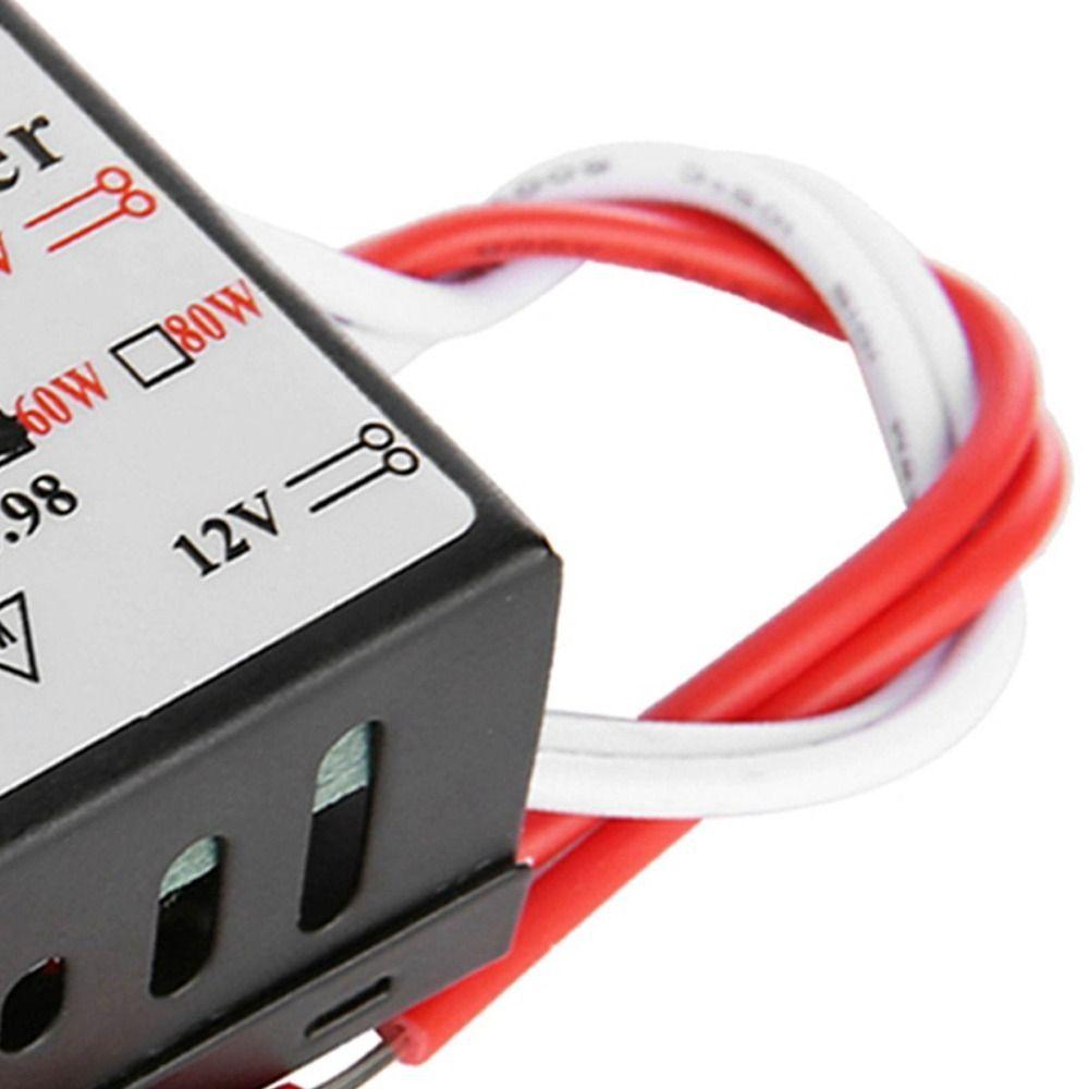110V auf 12V Elektronischer Transformator Dimm-/Segmentierungs-/Fernbedienung Kompaktes Gehäuse Spannungswandler 60W / 120W Smart