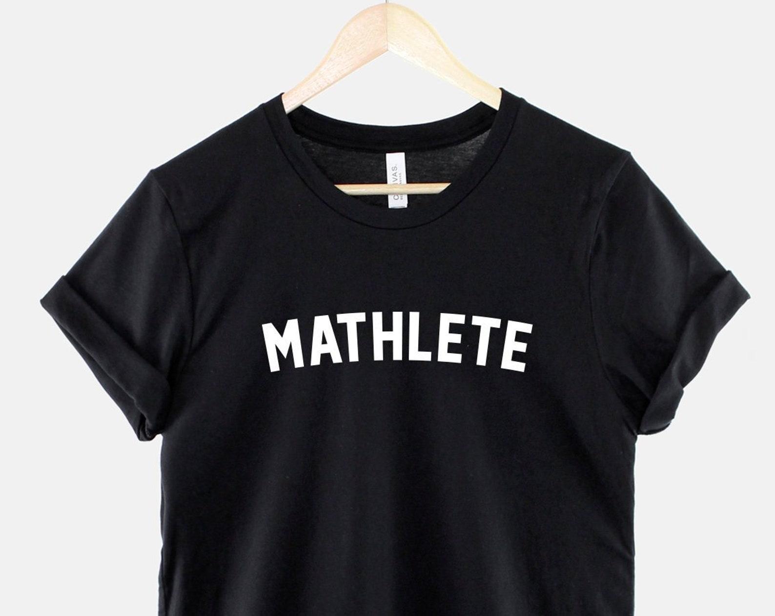 Mathlete Graduation T-Shirt: Brainy Statement, Soft Ring Spun Cotton 4XL