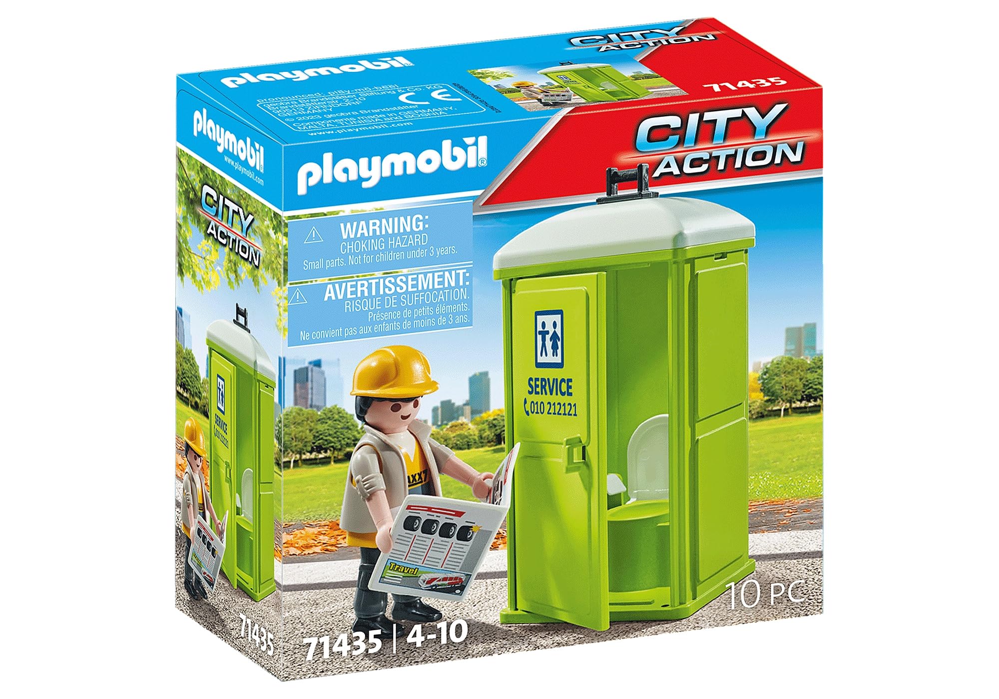 

Playmobil Клинер Портативный туалет 71435