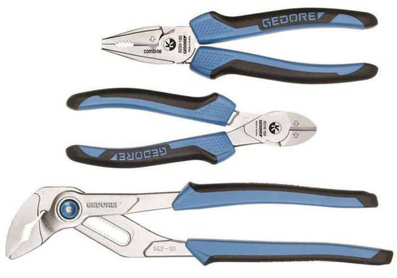 GEDORE 6703160 S 8303 JC 3-Piece Pliers Set, Germany Other