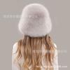 Women Winter Thick Warm Faux Fur Bucket Hat Fluffy Fashionable Ear Flaps