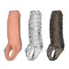 Penisring Männlich Realistischer Penis-Sleeve Verlängerer Glied-Sleeve Vergrößerung Verzögerung Ejakulation Penisring Wiederverwendbares Sexspielzeug