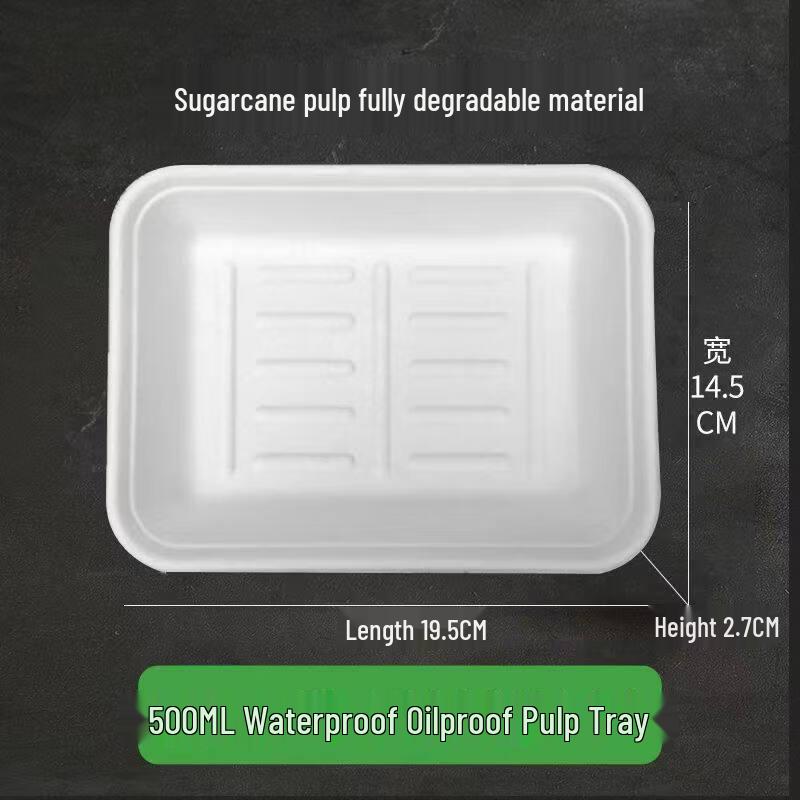 KASHICONG Disposable Eco-Friendly Thickened White Plates