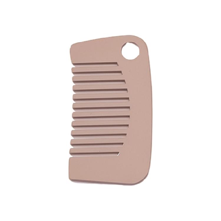 Portable Hairbrush Miniature Comb Necklace Pendant Convenient Hair Grooming Tool Portable Hairbrush for Women Girls