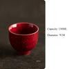 Chinese Kung Fu Tea Brewing Cup, Ceramic Retro-style Design, Solid Color Appearance, Household Anti-scald Tea Brewing Cup