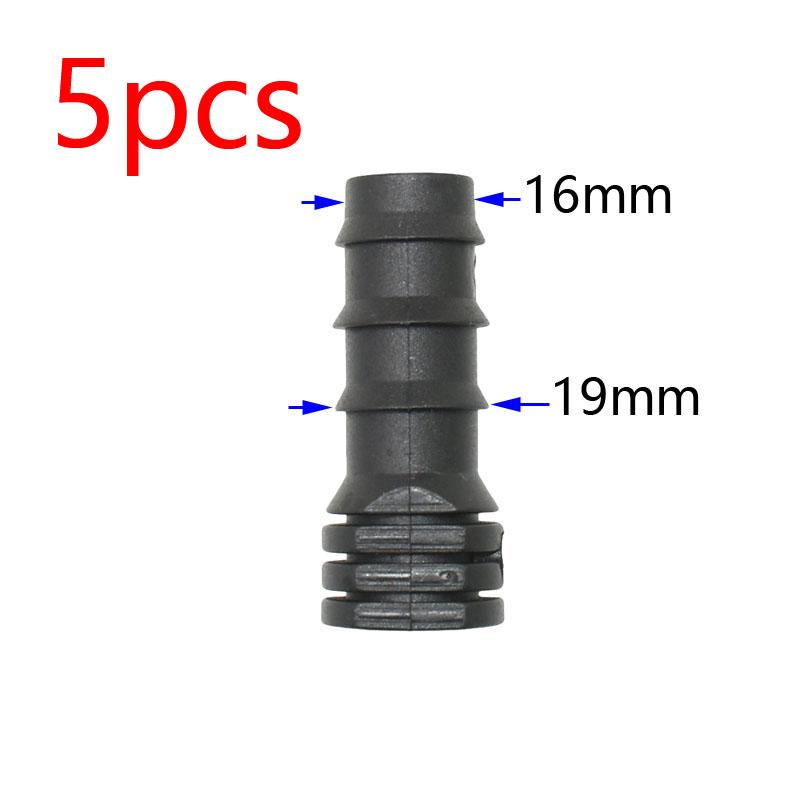 1/2 3/4 1 Inch Garden Hose Tee Elbow End Plug Straight Connector 16/20/25mm PE Hose Water Splitter Repair 90 Degree Connector