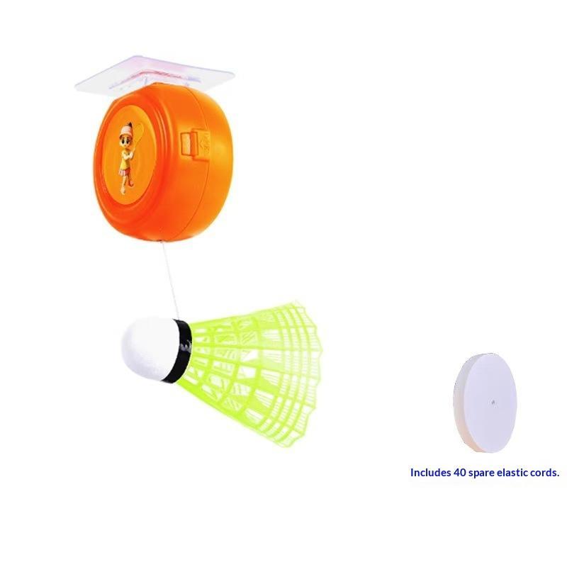 Retractable Badminton Solo Trainer Automatic Rebounder for Home Office Beginner Self Practice Exercise
