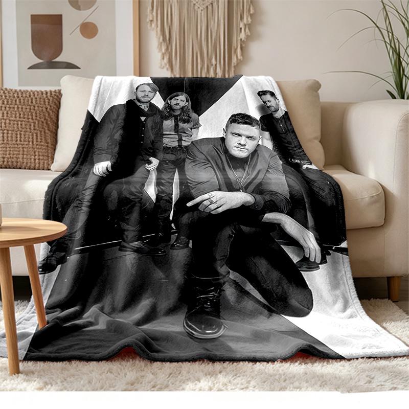 imagine dragons  Soft and comfortable flannel Suitable for sofas living rooms outdoor camping travel and also makes a great anniversary gif