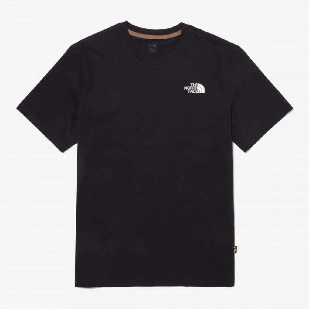 The North Face Korean Short Sleeve Round Tee 1 Real Black Nt7uq52c