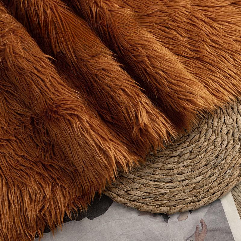 50x50cm Artificial Soft Plush Fabric Long Faux Fur Fabric For Sewing Clothes Background Cloth Cosplay Fabric Doll Toy DIY Crafts