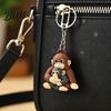 Langlebiger Affen-Schlüsselanhänger mit Plüschtier-Schlüsselanhänger 3D-gedrucktes Babyrucksack-Zubehör Hängender Niedlicher Tier-Taschenanhänger für Schlüssel Geschenk