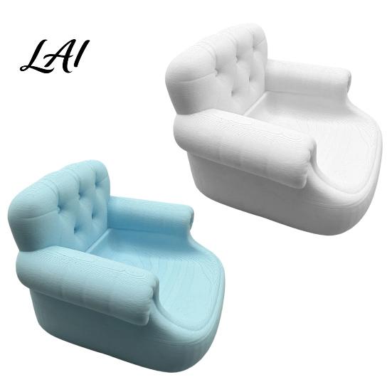 Office Desk Ornament 3D Printed Mini Sofa Shaped Storage Box Cute Couch Creative Gift for Friends Desktop Organizer Decorative Trinket Holder