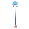 Water Sprinkler for Kids Outdoor Play Rotating Water Sprayer Toy for Backyard Garden Basketball Loop Backboard
