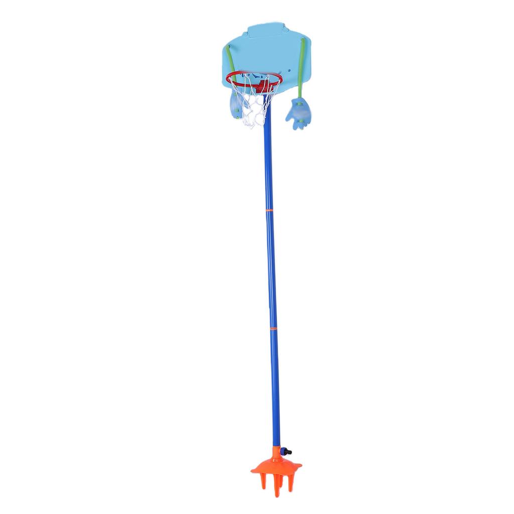 Water Sprinkler for Kids Outdoor Play Rotating Water Sprayer Toy for Backyard Garden Basketball Loop Backboard