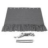 Oven Skirt Handmade Ruffled Ribbon Tie Kitchen Curtain Decorative Oven Curtain For Kitchen Decor