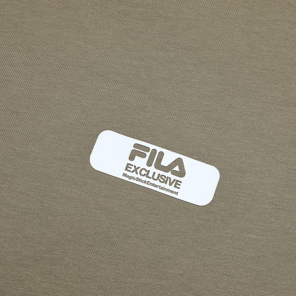 FILA X Magic Stick Knitted Fashion Short Sleeve T-Shirt Men Tops F11M339101F-KK