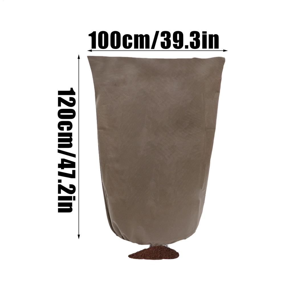 

Plant frost And Freeze protection covers with zippers and drawstrings Winter Plant Covers for Garden Yard Backyard
