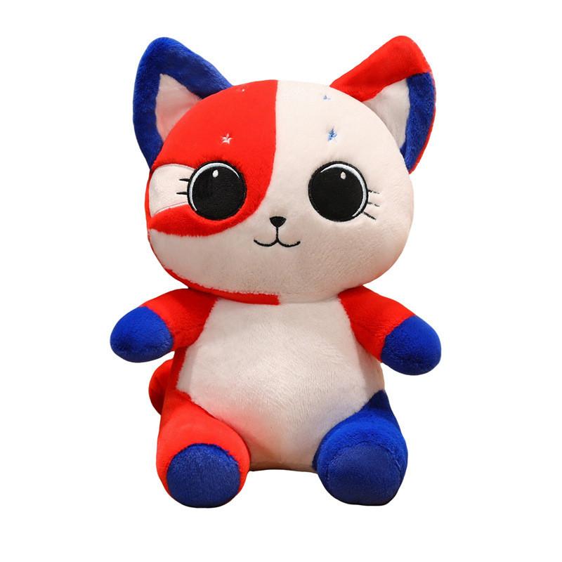 

American Flag Cat Plush Toy Stuffed Animal For Kids And Collectors 35cm