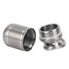 Portable Titanium Alloy Medicine Holder Waterproof Warehouse Mini Pill Storage BottleS