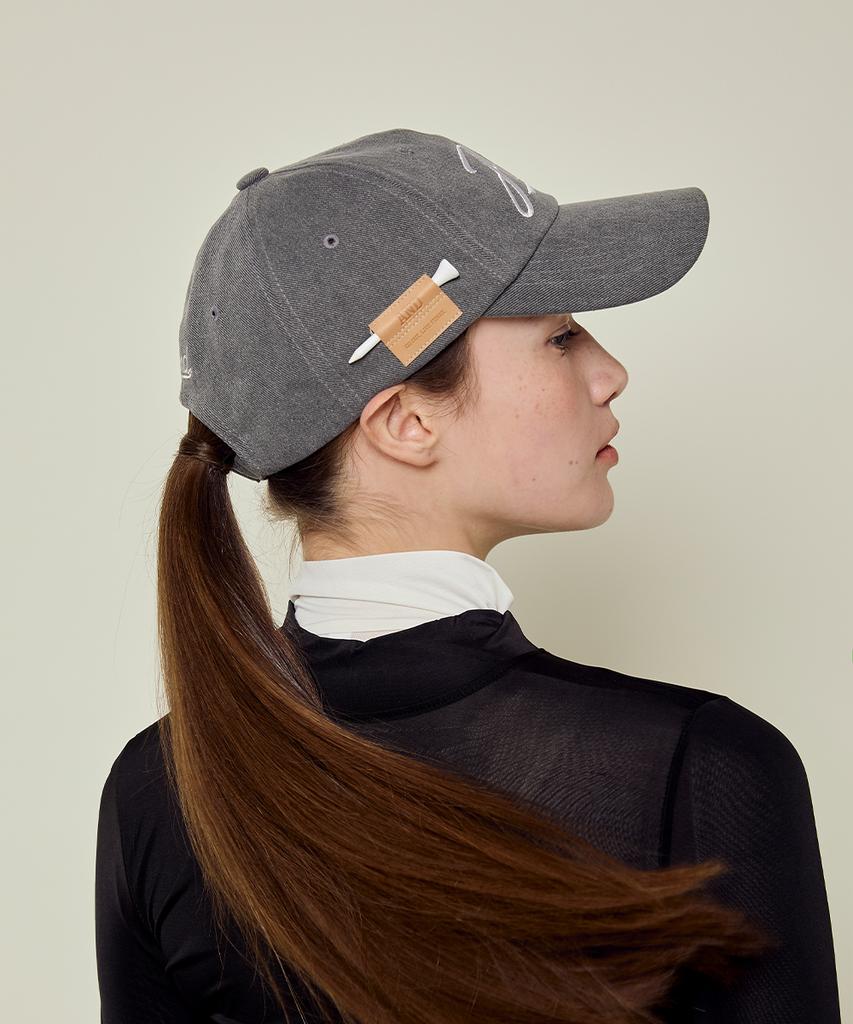 AND GOLF Pigment Ball Cap Dark Gray
