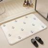 Style S Nautical Floor Mat Eco  Flannel Doormat Non Slip Odorless Indoor Floor Rug Soft Short Plush Home Mat