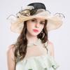 Creative Hat Summer Hat UV Protection Organza Fashion Net Gauze Cap Wide Brim Hat Female Sun Hat