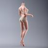 Scale Seamless Female Figure 12 Inch Super Flexible Steel Frame Construction Silicone Smooth Skin Miniature Action Figure Doll with Detachable Feet