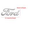 QAGQ8 For Ford Focus Mustang Ranger Fusion Mondeo MK3 MK4 Kuga ST ABS Car Rear Trunk Letter Emblem Sticker Decoration Auto Accessories