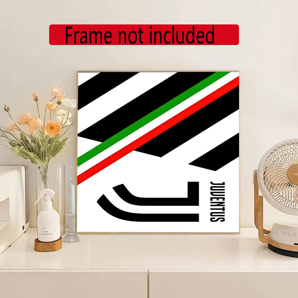 Juventus 5D Round Diamond Painting Kit Diamond Embroidery Painting Rhinestones Mosaic Frameless Handwork Decoration Arts