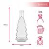 10x CHRISTMAS TREE BOTTLES 250ml FOR LIQUEURS GIFT WINE LIQUEUR SET