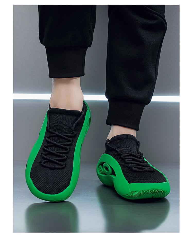 Premium Plus Size Men's Summer Mesh Running Shoes - Breathable, Versatile, Thick Sole Casual Sneakers