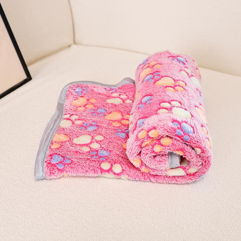 

Плед из кораллового флиса с отпечатком лапы - Четырехсезонное одеяло для кошек и собак Small 60*40CM