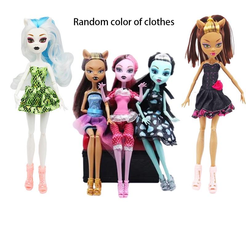 Elegante Monster High Puppe Harzmaterial Modische Spielzeugsammlung