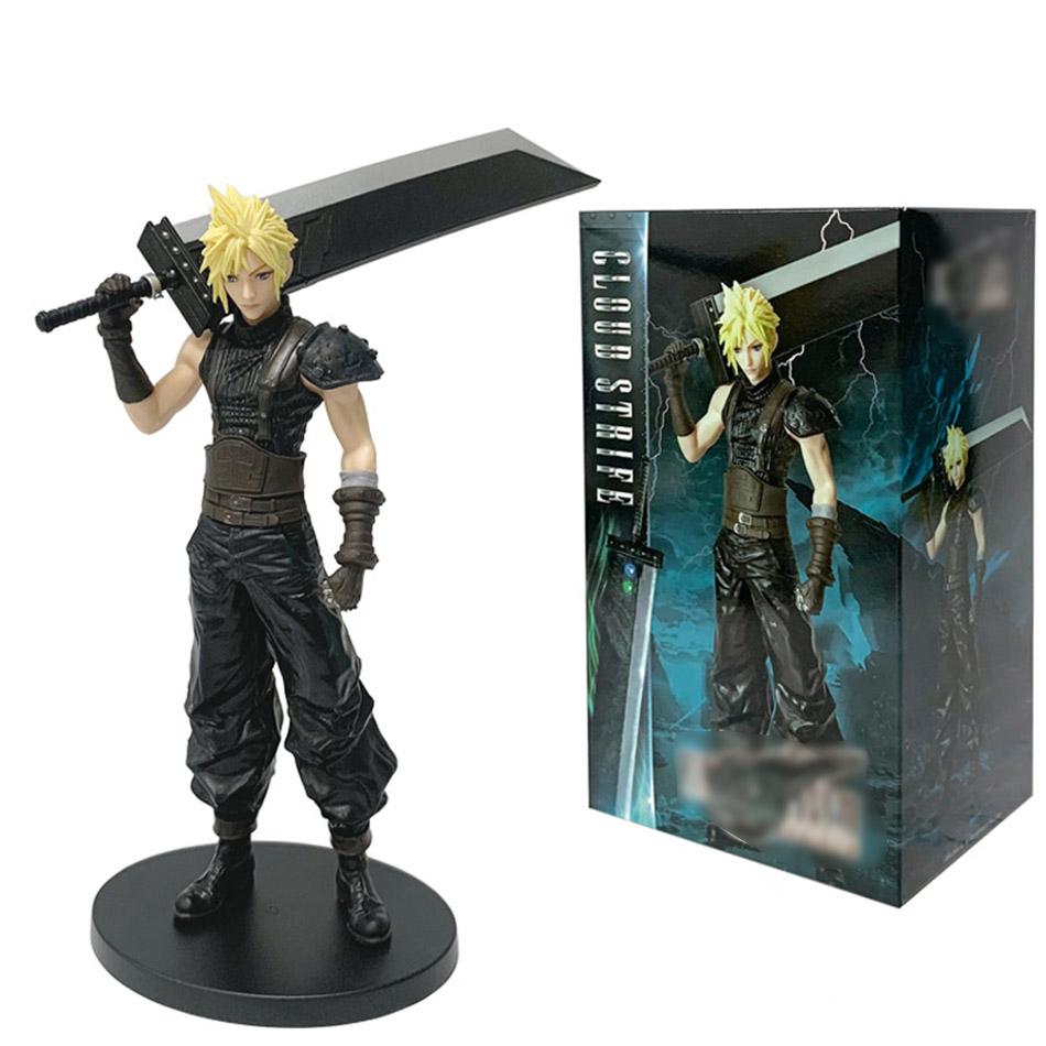 Exquisite Version Cloud Strife Anime Figure Peripheral, PVC Action Doll, Anime Collectible Model Toy, Holiday Gift