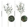 77cm Künstliche Olivenbaumzweige mit Olivenfrucht Grünes Blatt Kunstpflanzen-Bouquet für Hochzeit Zuhause Vasendekor Partyzubehör Geschenk