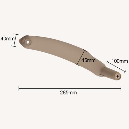 Car Interior Left Handle Inner Door Armrest Panel Pull 51416969401 for BMW X5 / X6, Left Drive