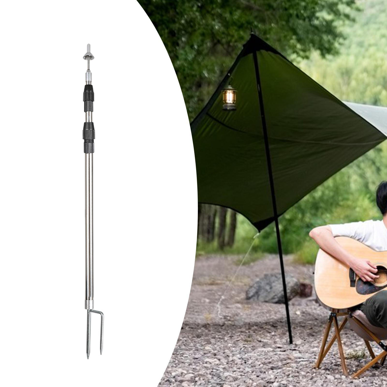 

Кемпинговые тентовые стойки, тент, пляжная палатка, стержни, прочный навес из нержавеющей стали 1.5m