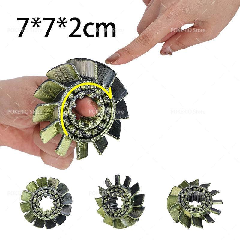 Hot 3D Fidget Spinner Rotating Ball Toy Creative Fingertip Gyroscope Gravity Rotation Anxiety Relief Novelty Decompression Toy