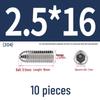Stainless Steel Ball Plunger Set: M2.5-M16 Ball Screw Positioning Spring Plunger