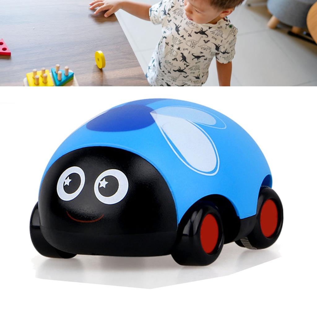 Kids Pull Back Vehicle Cute Look Resistant Plastic Miniature Pull Back Car Toy Model for Boys Girls