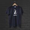 Hinata Shoyo Silhouette T-Shirt Volleyball Grafik-T-Shirt Herren Unisex Baumwolle Geschenk