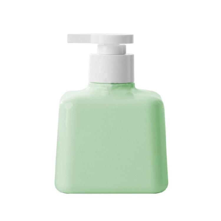 Plastic Bottles Clear Refillable Bottles for Shampoo, Lotions, Cream 200ml/300ml зелёный