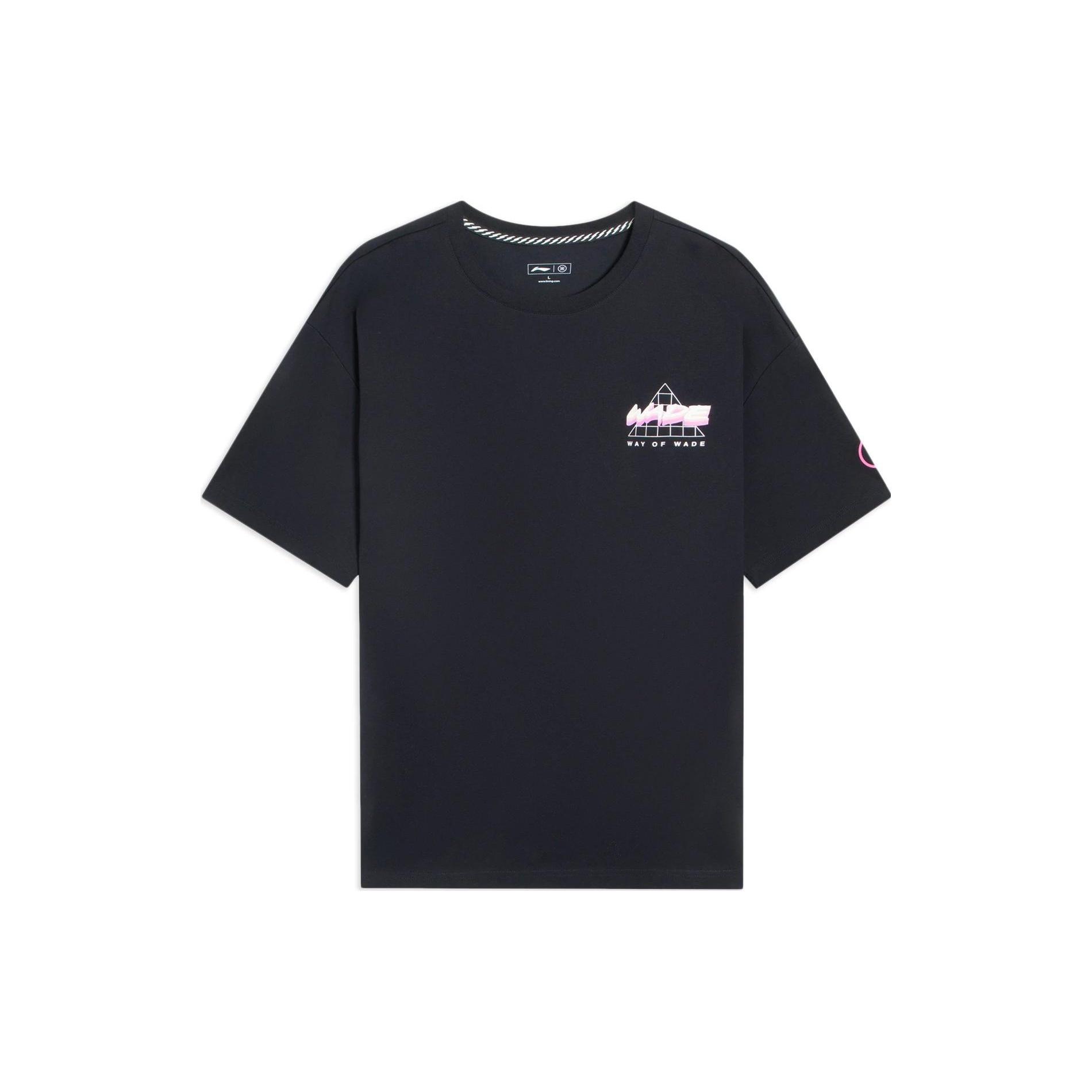 Li-Ning Way Of Wade Graphic T-shirt Black Men s AHSS783-7 XS
