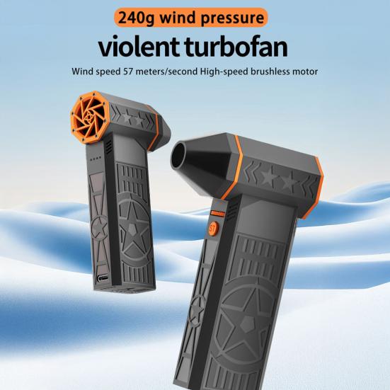 Brushless Turbofan 13W High-Power Motor Lightweight Portable Design High-power Driver Fan Home Office Cooling Fan