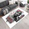 2pac Fußmatte Geeignet für Spielzimmer Eingangsbereich Esszimmer Balkon Rutschfester Teppich Anime Bürodekoration Perfektes Geschenk für Freunde & Familie