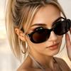 1pc European and American Retro Men's and Women's Fashionable Sunglasses Trend Versatile Summer Sun Shading and UV Protection Fr