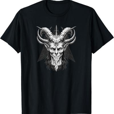 Devil Head - Satanic and Gothic Evil T-Shirt