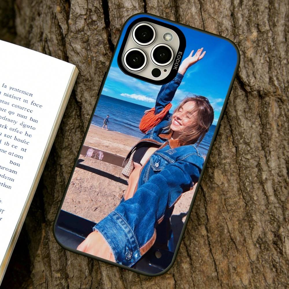 Sydney Sweeney Phone Case For iPhone 17,16,15,14,13,12,11 Plus,Pro Max,XS,Colorful Silver Phone Case Funda Cover