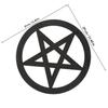 Carved Wooden Altar Pentacle Decoration Premium Wood Religious Ritual Sacrifice Tray Retro Style Altar Ornament Wooden Carving
