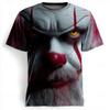 Herren Frühjahrs- und Sommer-T-Shirts, hochwertiges Kaltgesicht Clown Handsome Maschinenwäsche unterstützt